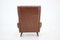 Brown Leather Highback Armchair from Svend Skipper, Denmark, 1960s, Image 4