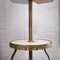 Lámpara de pie francesa vintage de latón y ónix, años 30, Imagen 6
