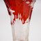 Böhmische gravierte Vasen aus Kristallglas, 2er Set 3