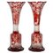 Bohemian Crystal Vases, Set of 2 1