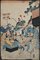 After Utagawa Kunisada, Celebrazione durante le partite di Sumo, Xilografia, metà XIX secolo, Immagine 1