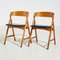 Oak Model 71 Dining Chair by Henning Kjærnulf for Boltings, Set of 2 1