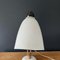 Weiße Vintage Maclamp Schreibtischlampe aus Holz 5