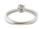 18 Karat White Gold Engagement Solitaire Ring 2