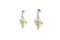 Ancient Yellow Gold Flower Earrings, Set of 2, Image 3