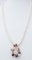 9kt Rose Gold and Silver Pendant Necklace 2