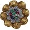 Saphir und Diamant Gold Cluster Ring 1