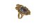 Saphir und Diamant Gold Cluster Ring 2