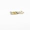 Ancient White and Yellow Gold Anchor Earrings 3