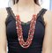 Coral Multi Strands Necklace 4