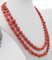 9 Karat Rose Gold and Silver Clasp Multi-Strands Necklace 4