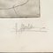 J. Alcalde, Spanish Abstract Drawing, 1950, Paper, Framed 9