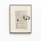 J. Alcalde, Spanish Abstract Drawing, 1950, Paper, Framed 2