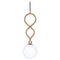 Fire Klot Ceiling Lamp by Lisa Hilland for Konsthantverk, Image 1