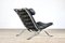 Black Leather Ari Lounge Chair by Arne Norell for Norell Möbel Ab 9