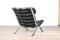 Black Leather Ari Lounge Chair by Arne Norell for Norell Möbel Ab 12