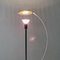 Italian Post Modern Black Metal and Steel Floor Halogen Floor Lamp, 1980s 12