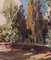 J. H. Schwartz, Expressive Landscape Painting, Oil on Canvas, Framed, Image 3