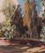 JH Schwartz, Pittura espressiva di paesaggio, olio su tela, con cornice, Immagine 3