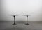 Wood and Aluminum Oval Coffee Table in the Style of Eero Saarineen, 1990s, Set of 2 2