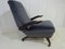 Mid-Century Lounge Chair in Grey Velvet by Greaves and Thomas 4