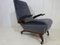 Mid-Century Lounge Chair in Grey Velvet by Greaves and Thomas 7