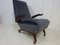 Mid-Century Lounge Chair in Grey Velvet by Greaves and Thomas 2