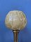 Vintage Art Deco Glass Lamp with Bronze Base 7