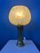 Vintage Art Deco Glass Lamp with Bronze Base 2