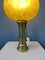 Vintage Art Deco Glass Lamp with Bronze Base 3