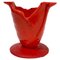 Red I’l Rumore del Tempo Vase by Gaetano Pesco for Fish Design, Image 1