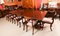 Table de Salle à Manger George III Regency en Acajou Flammé, 19ème Siècle 2