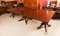 19th Century George III Regency Flame Mahogany Triple Pillar Dining Table 13