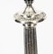19th Century Victorian Silver Plated Doric Column Table Lamp 4