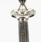 19th Century Victorian Silver Plated Doric Column Table Lamp, Image 4