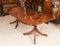 20th Century Twin Pillar Dining Table and Dining Chairs by William Tillman, Set of 11 6