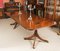 20th Century Twin Pillar Dining Table and Dining Chairs by William Tillman, Set of 11 5
