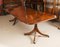 20th Century Twin Pillar Dining Table and Dining Chairs by William Tillman, Set of 11 3