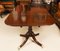 19th Century Twin Pillar Regency Dining Table and William IV Dining Chairs, Set of 11, Image 8