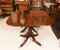 19th Century Twin Pillar Regency Dining Table and William IV Dining Chairs, Set of 11, Image 7