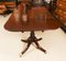 19th Century Twin Pillar Regency Dining Table and William IV Dining Chairs, Set of 11, Image 4