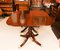 19th Century Regency Twin Pillar Flame Mahogany Dining Table, Image 8