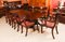 19th Century Regency Twin Pillar Flame Mahogany Dining Table 2