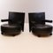 Vintage Italian Lounge Chair in Leather by Antonio Citterio for B&B Italia, Set of 2, Image 1