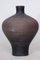 Art Deco Dark Ceramic Vase, Czechia, 1940s 1