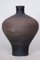 Art Deco Dark Ceramic Vase, Czechia, 1940s, Image 1