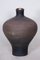 Art Deco Dark Ceramic Vase, Czechia, 1940s 8