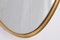 Vintage Model Mirror with Brass Rim, Germany, 1960s, Image 3