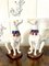 Antique Victorian Continental Greyhounds, Set of 2 1