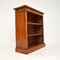 Antique Victorian Walnut Open Bookcase, Image 4